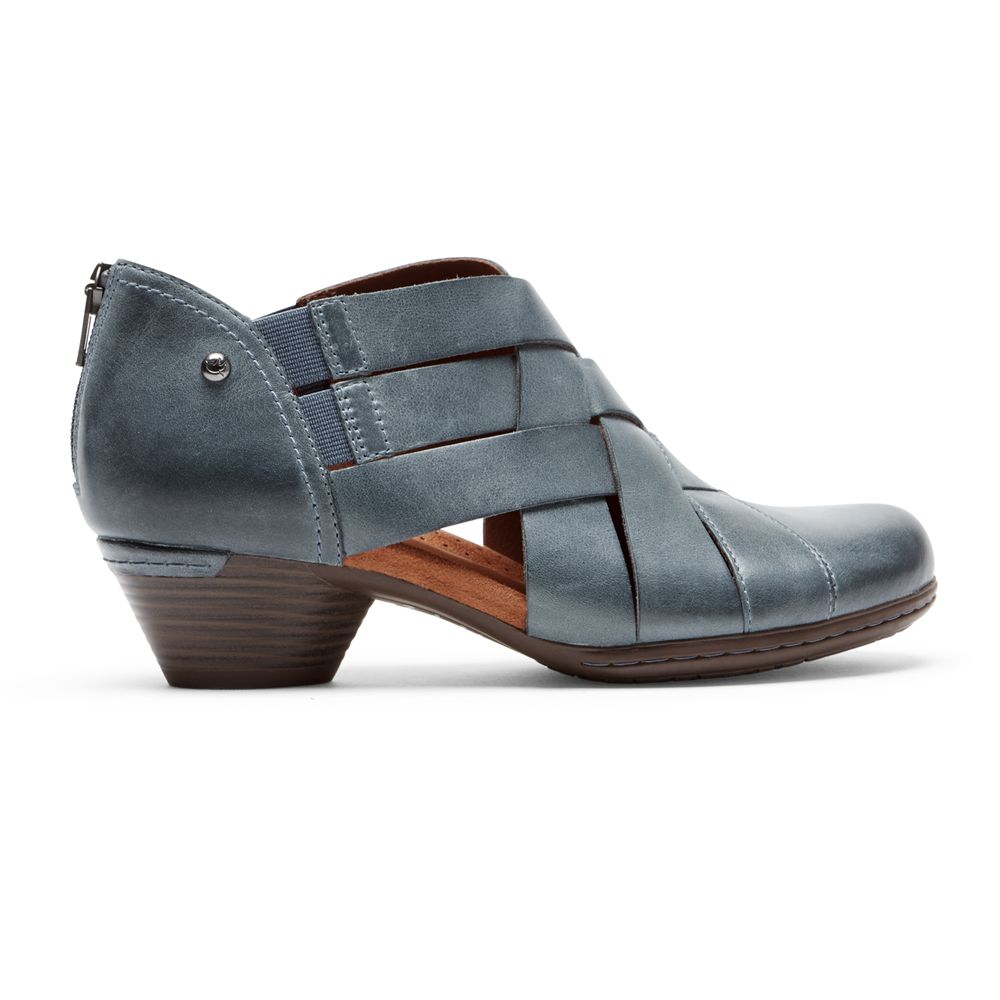 Stivaletti Rockport Donna - Cobb Hill Laurel Woven - Blu - LNDFESA-61